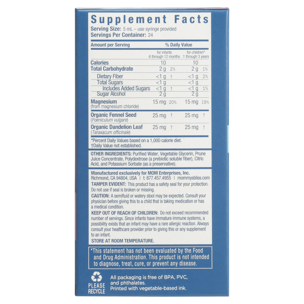 BLISS BABY CONSTIP EASE ( 1 X 4 OZ )-4