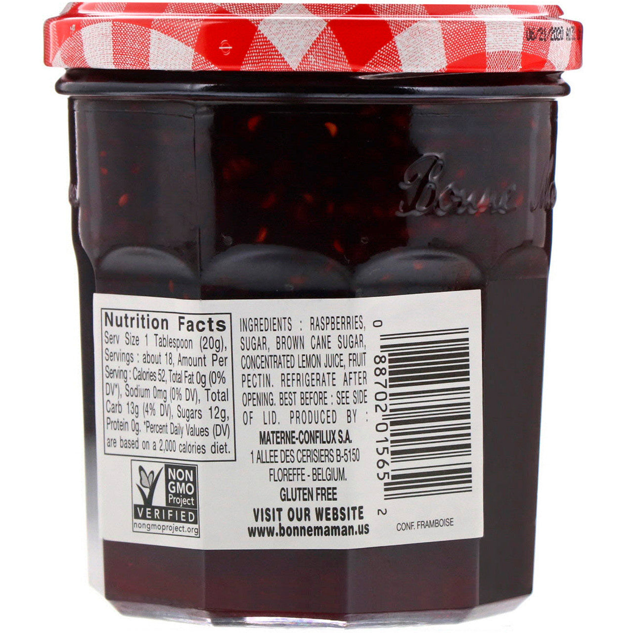 Bonne Maman Raspberry Preserves (6x13Oz)-1