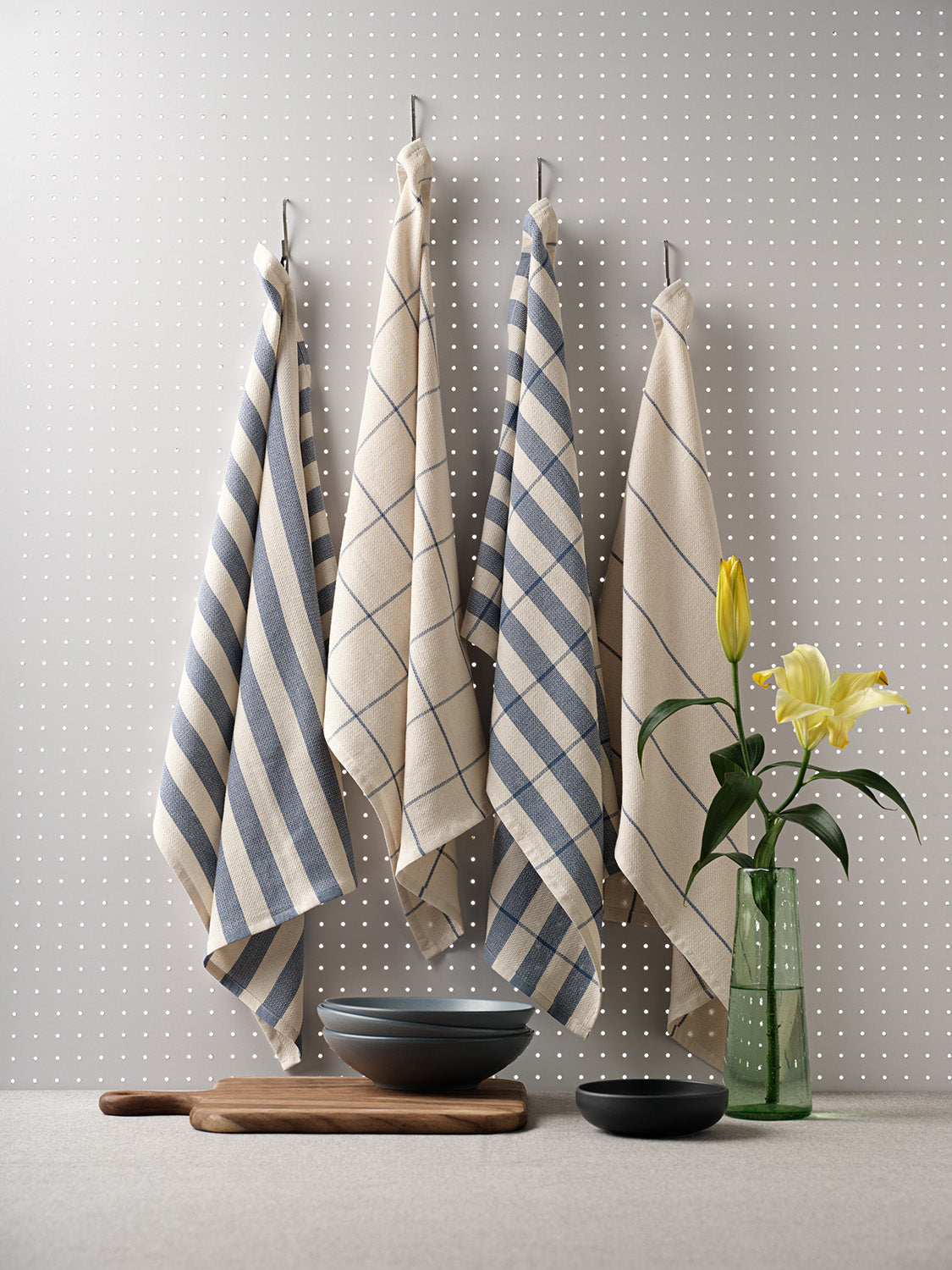 Cotton Kitchen Towels, Set of 4-6