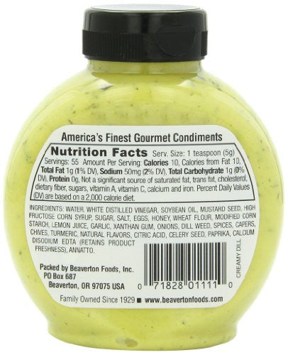 Inglehoffer Creamy Dill Mustard (6x9.75Oz)-1