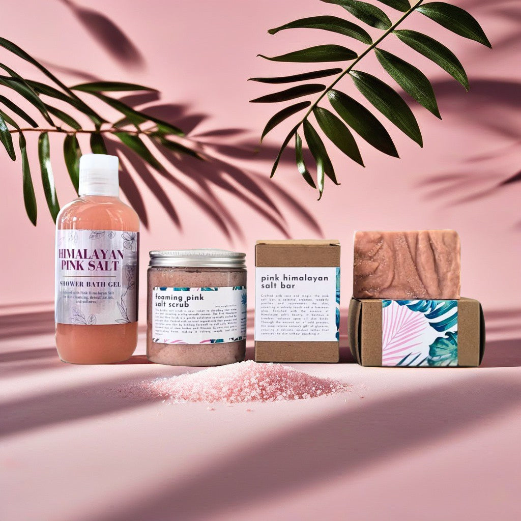 Foaming Pink Salt Scrub