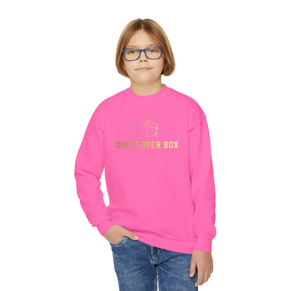 Youth Doc's Open Box Logo Crewneck Sweatshirt — Classic Company Logo