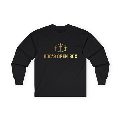 Doc's Open Box Long Sleeve Tee — #GotItAtDocs Casual Logo Shirt