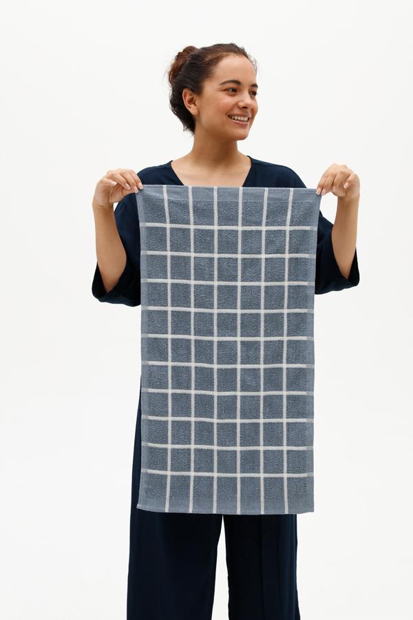 Kitchen Towels, Set of 4 and Set of 2 - Terry Denim Set-3