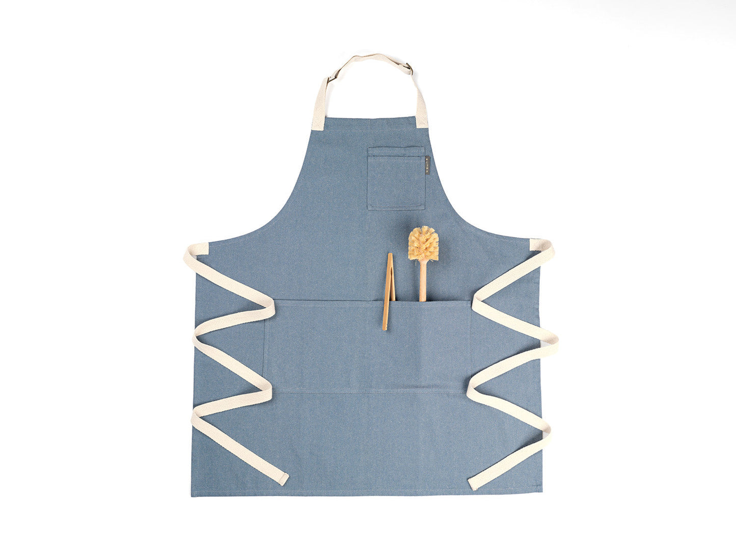 Bib Apron with Pockets-4