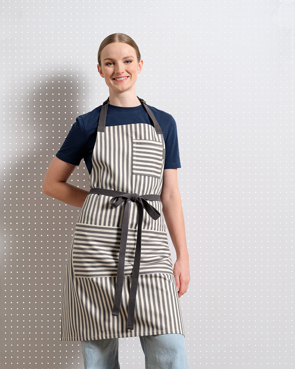 Bib Apron with Pockets-6