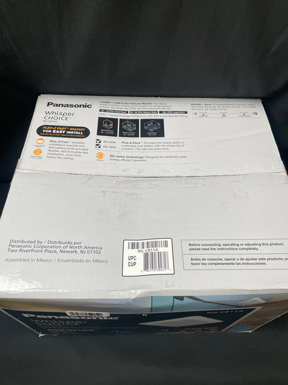 Panasonic Whisper Choice Vent Fan