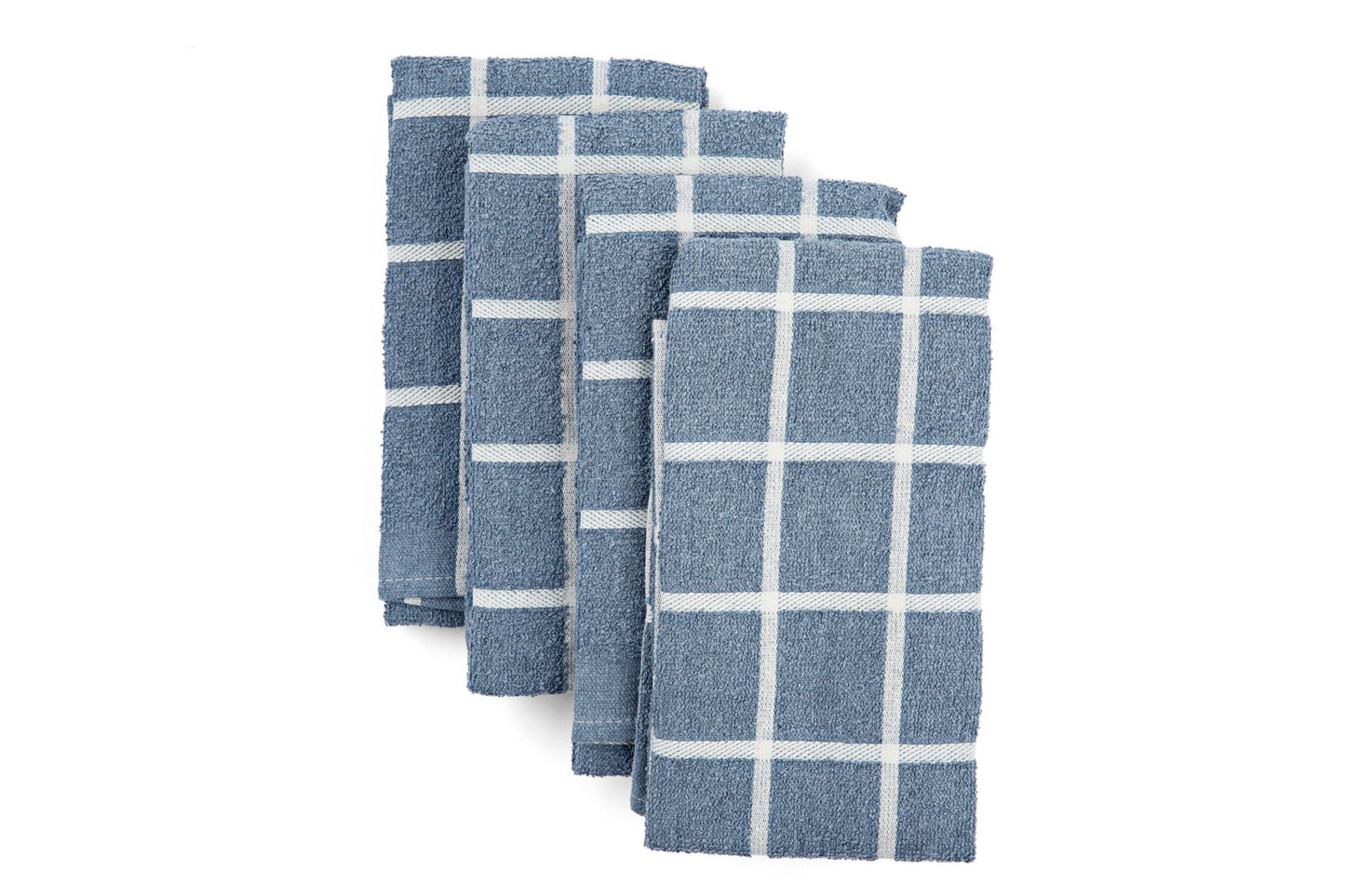 Kitchen Towels, Set of 4 and Set of 2 - Terry Denim Set-0