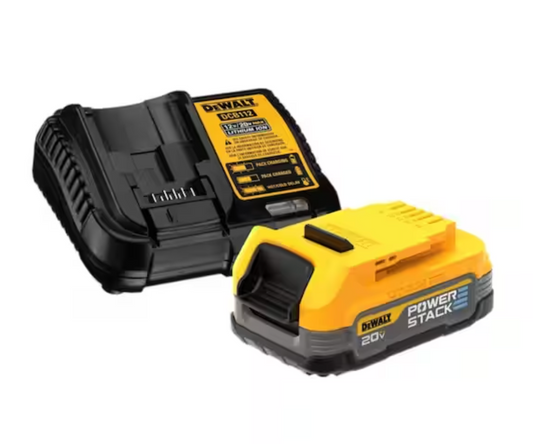 DEWALT 20V MAX POWERSTACK Compact Battery Starter Kit