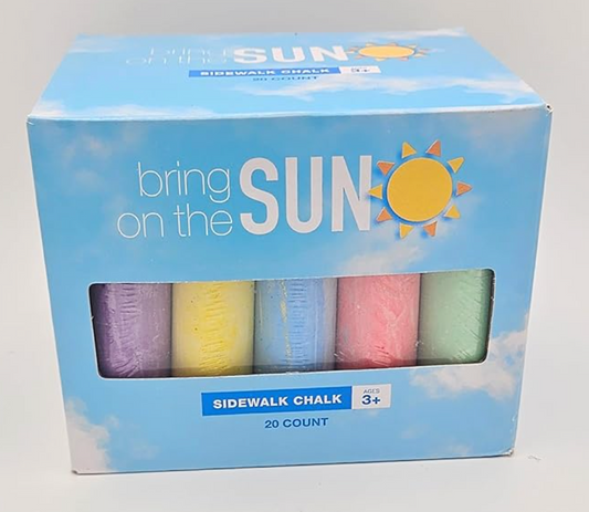 BRING ON THE SUN Sidewalk Chalk 20pcs