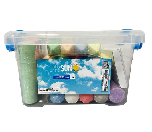 BRING ON THE SUN Sidewalk Chalk Tub 35pcs