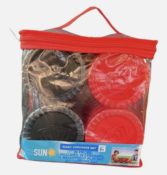 BRING ON THE SUN Giant Checkers Set