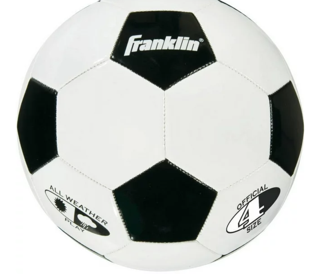 Franklin Sports Soccer Ball, Size 4