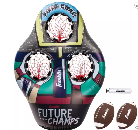 Franklin Sports Inflatable 3-Hole Football Target