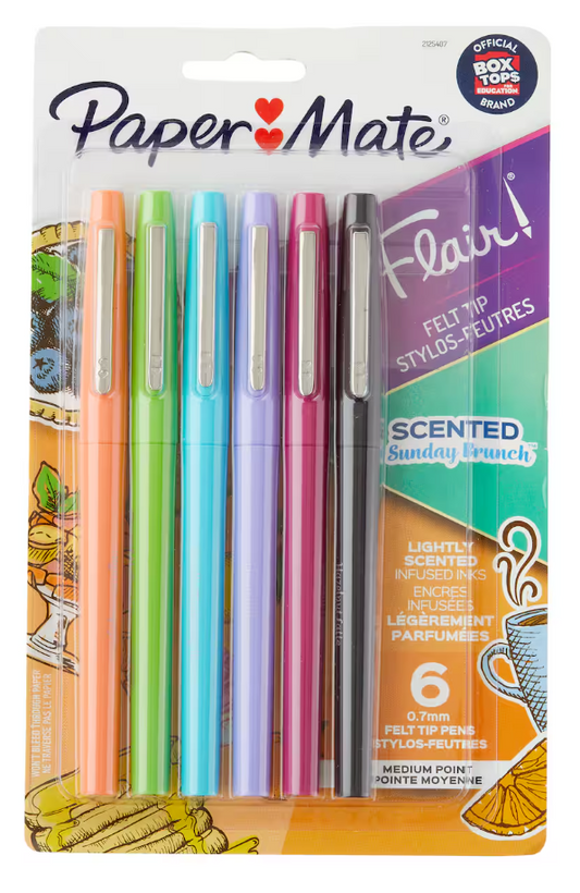 Paper Mate® Flair!® Scented Sunday Brunch™ Felt Tip Pen Set