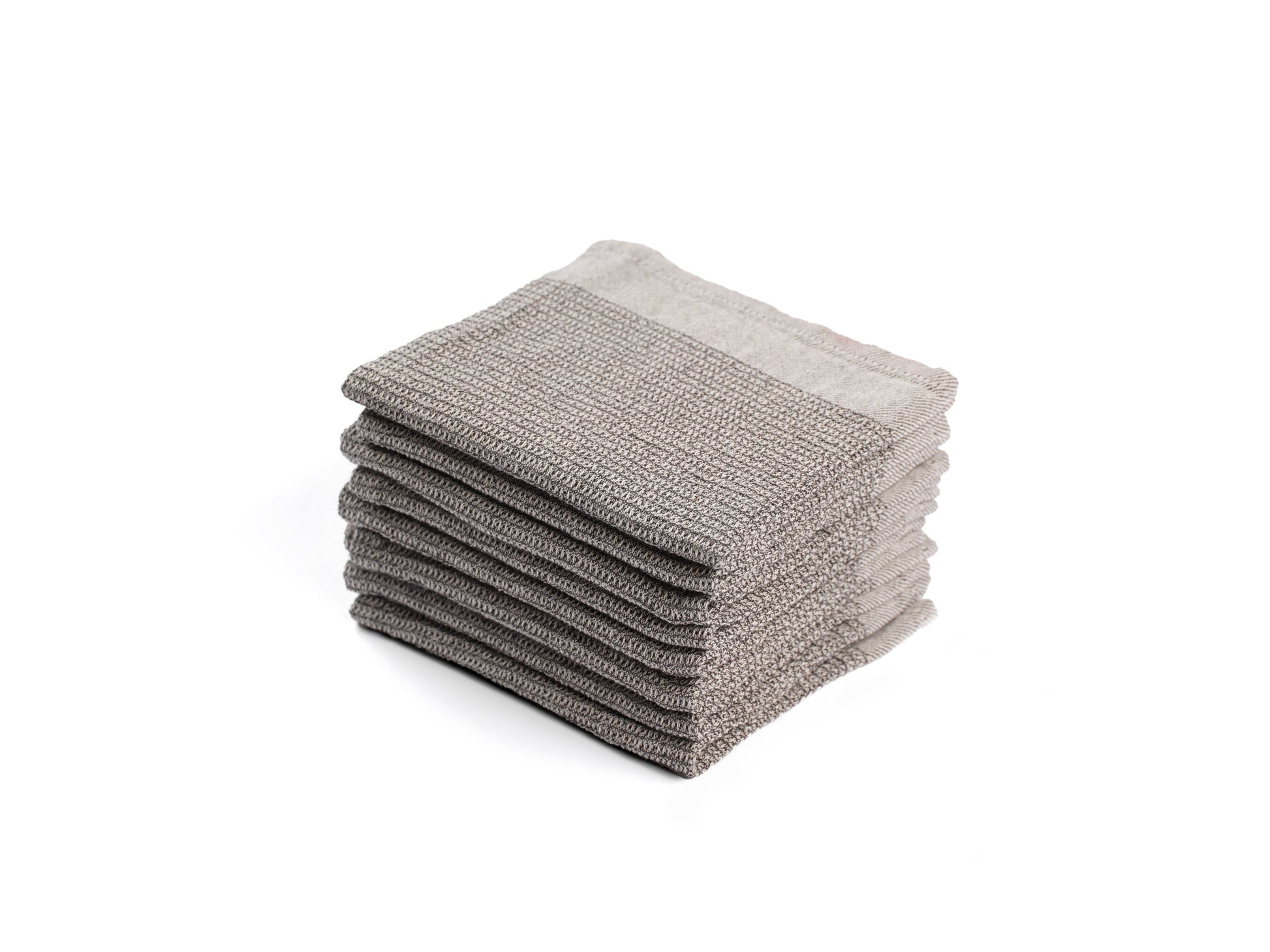 Waffle Weave Wash Cloths - Set of 8-5