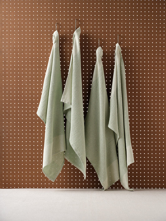 Cotton Kitchen Towels, Set of 4-10