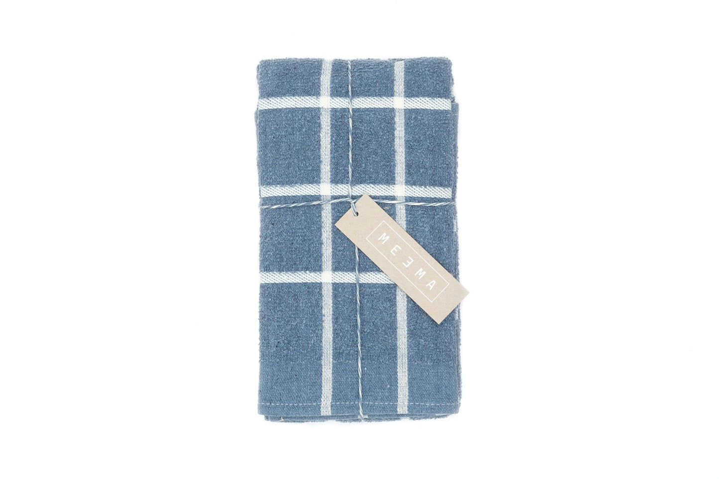 Kitchen Towels, Set of 4 and Set of 2 - Terry Denim Set-4