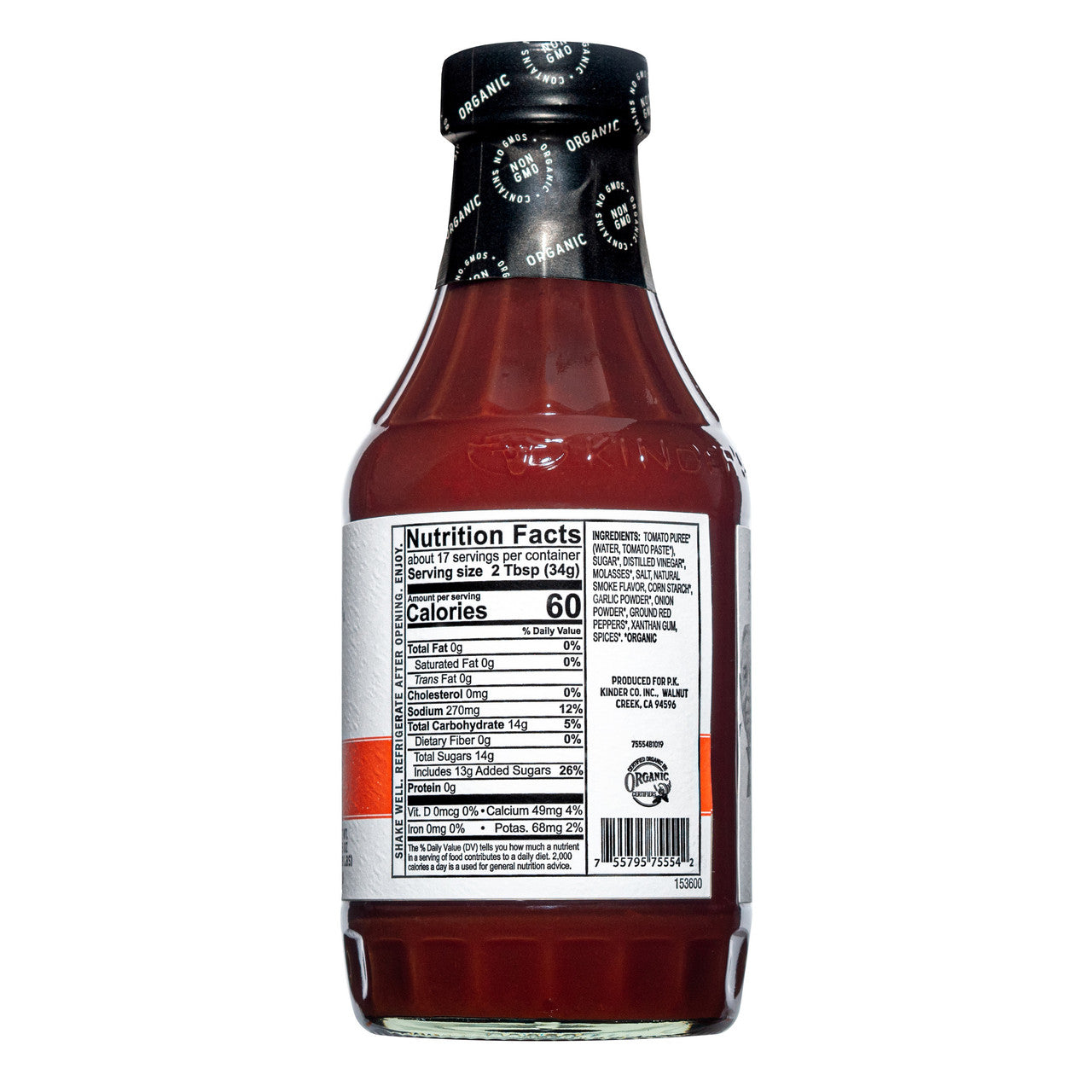 OG2 KNDR MILD BBQ SCE GF ( 6 X 20.5 OZ   )-1