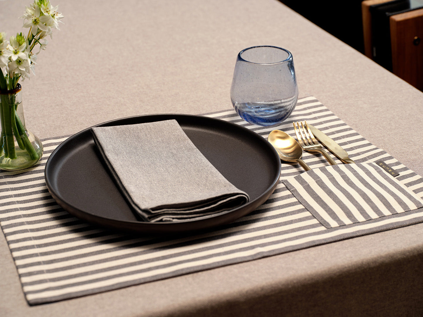 Cotton Cloth Placemats, Set of 4-0